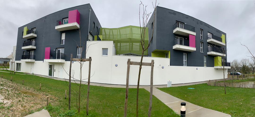 Dernière réalisation d’un collectif de 30 logements sur Trignac